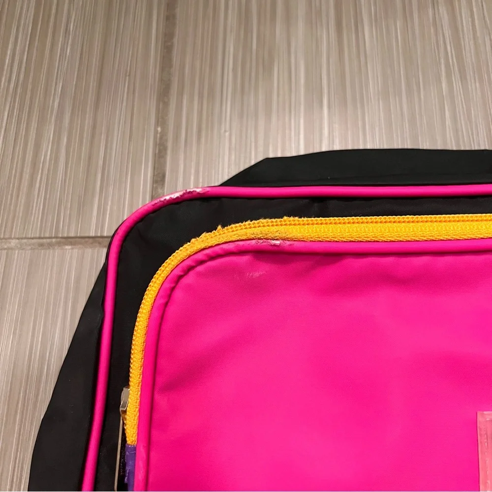 Vintage Kids Backpack 90s Multi Colored Bag School Systems 90s 80s